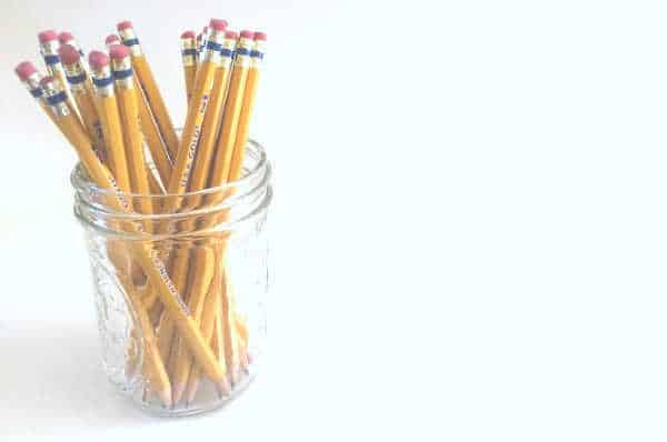 Pencils in a jar - the importance of Sunday school