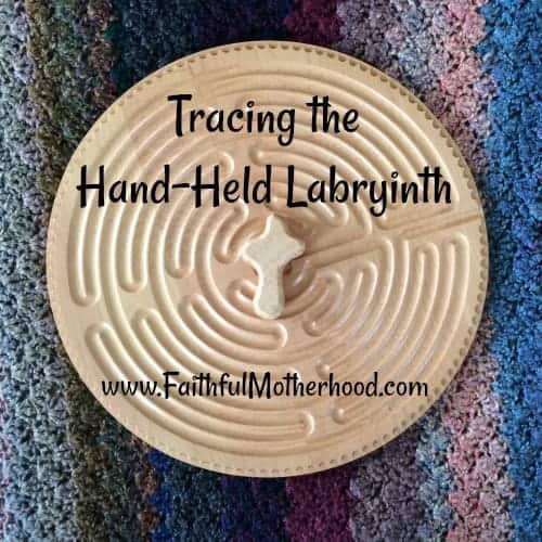 Small Text Tracing the Hand-Held Labyrinth 