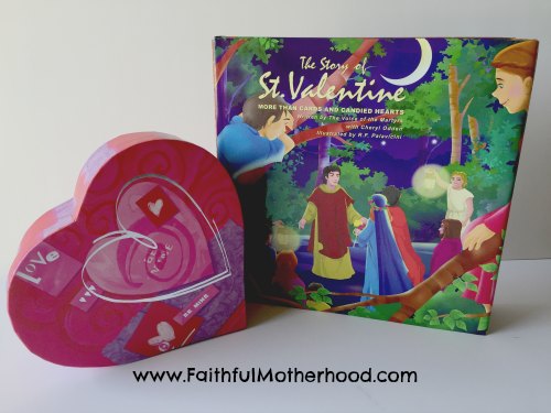 Valentine's Day book and heart box - faith Lessons from Valentine's Day