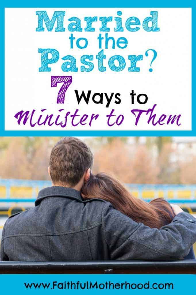 Is your husband’s job tough? Is your husband’s job stressful? I share 7 tips on how to bless your husband when you are married to the pastor – but these tips are great for any husband in a demanding job.  We can’t do their work for them, but we can do a lot to support them.  #marriedtothepastor #pastorswife #prayforyourhusband #christianmarriage #blessyourspouse #prayforyourpastor #supportyourpastor #clergymarriage #marriedtotheminister #clergyfamily #clergyspouse 