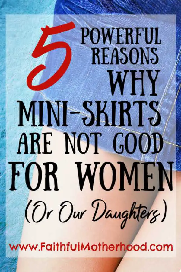 Girl is short mini skirt. Title: Why mini skirts are not good for women